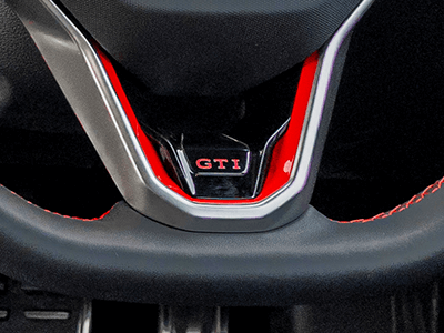 GTI Clasp on the Wheel