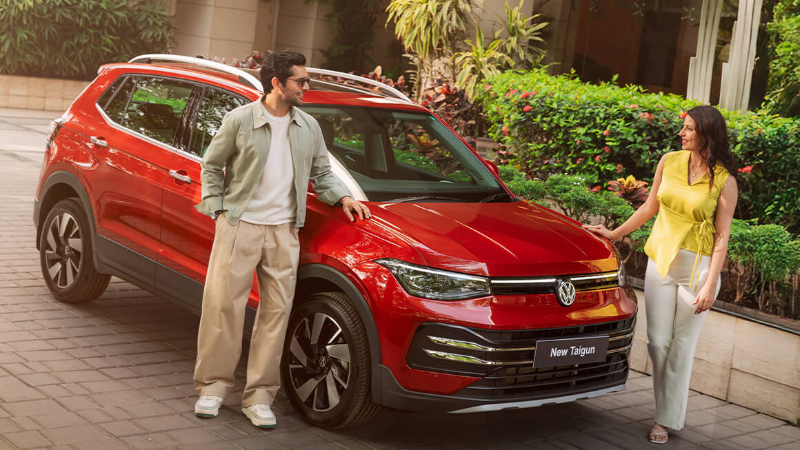 Volkswagen New Taigun SUV front view